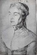 Albrecht Durer Likeness of a young girl painting